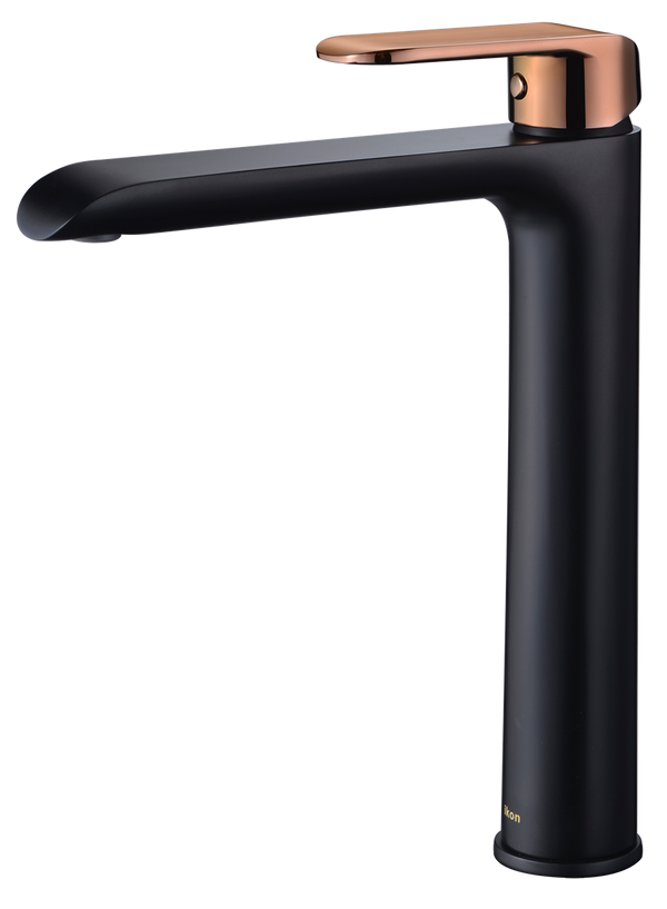 Vessel Basin Mixer Black/Rose Gold