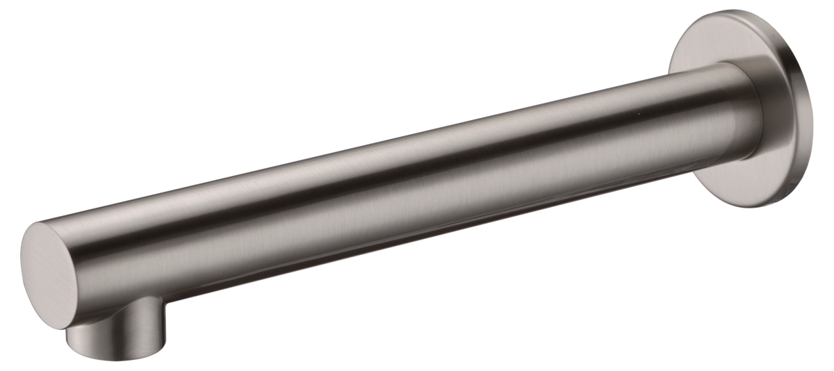 Bath Outlet Straight 175 Brushed Nickel