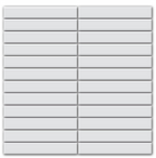 Mod Fingers Fingers White Gloss Mosaic