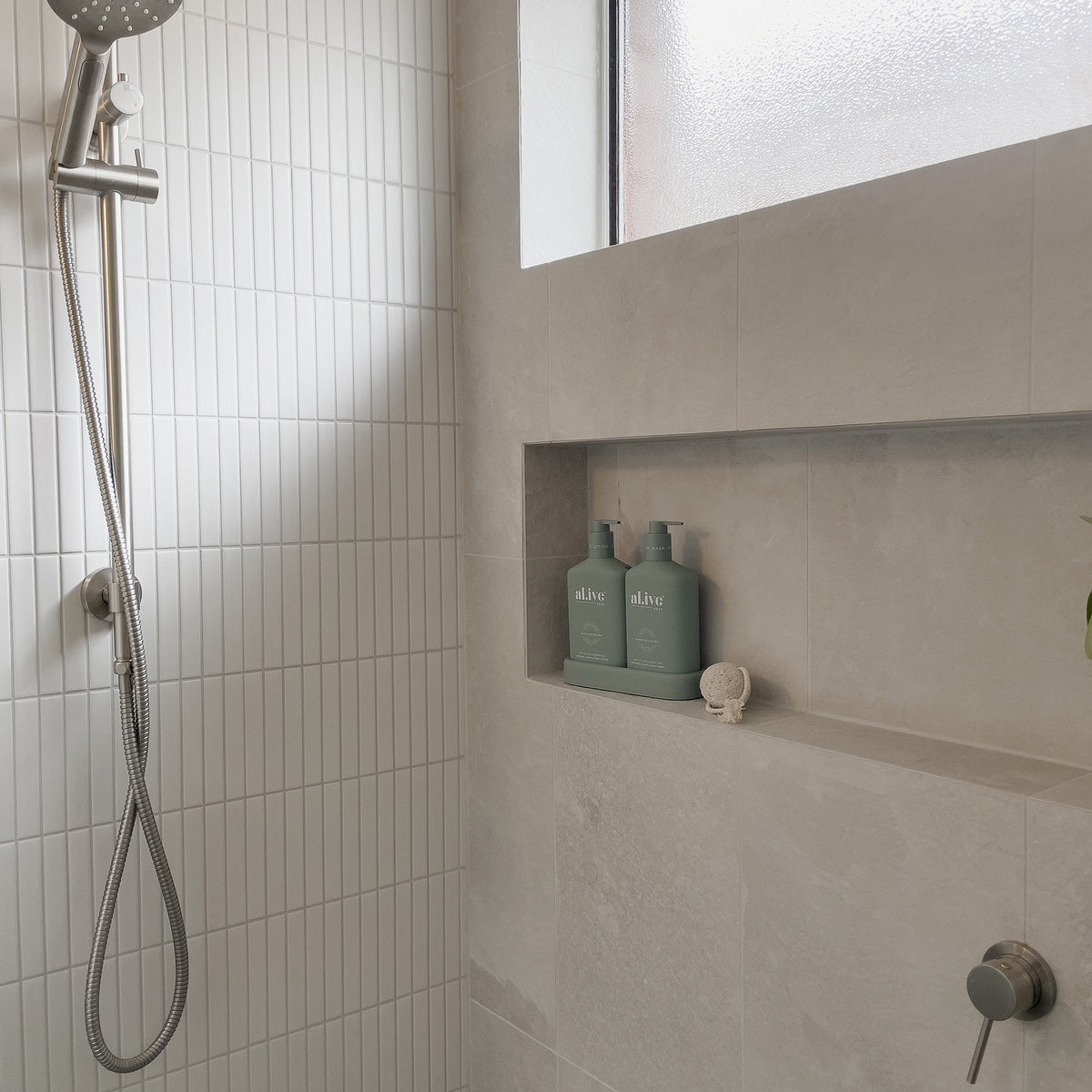 Fingers White Gloss Mosaic - lifestyle view