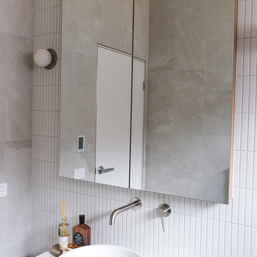 Fingers White Gloss Mosaic - lifestyle view