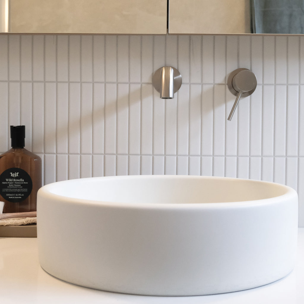 Fingers White Gloss Mosaic - lifestyle view