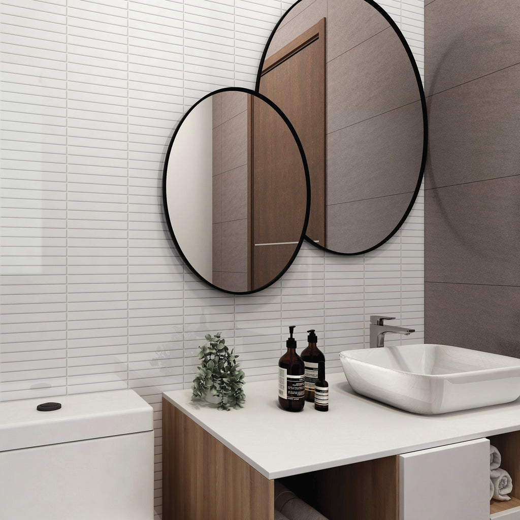 Fingers White Gloss Mosaic - lifestyle view