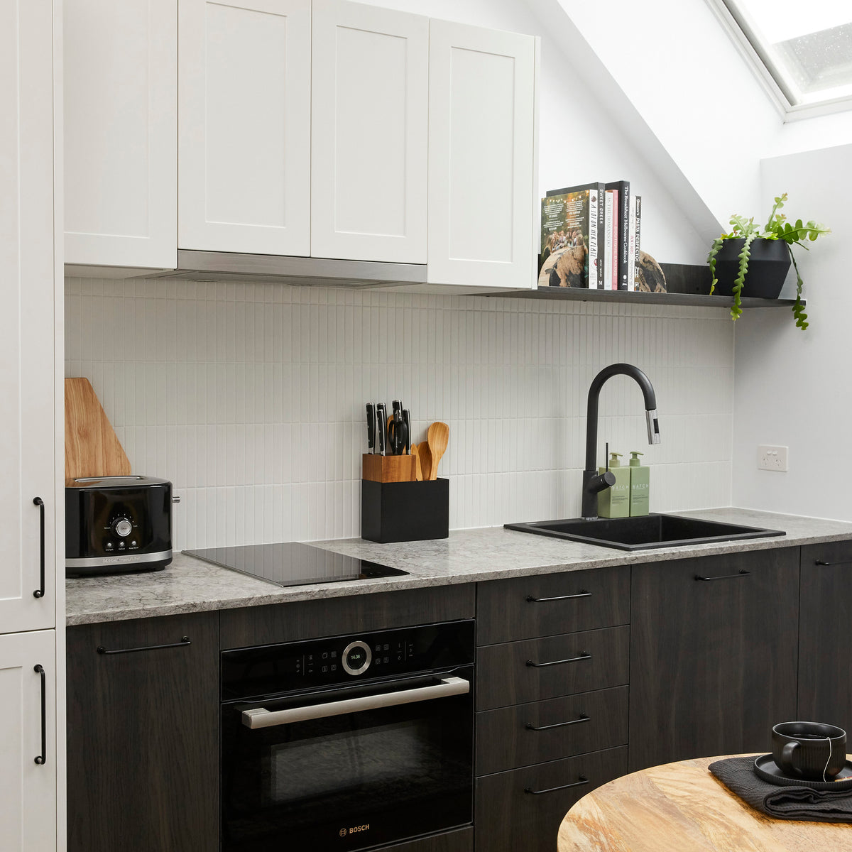 Fingers White Matt Mosaic - lifestyle view