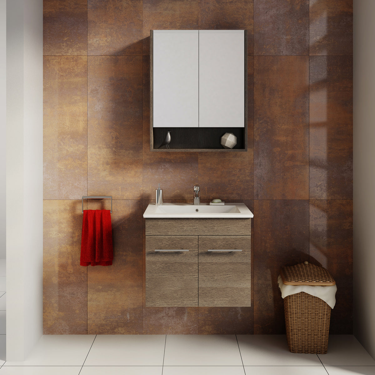 San Remo Shave Cabinet 600 - lifestyle view
