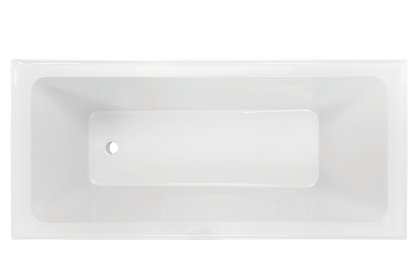 Inset Bath Acrylic 1670 Gloss White