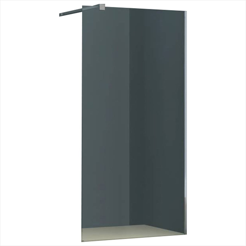 Single Entry Shower Screen Frameless 860X2000 Chrome