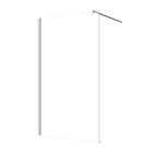 Single Entry Shower Screen Frameless 860X2000 Chrome