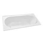 Inset Bath Acrylic 1650 Gloss White