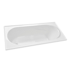 Inset Bath Acrylic 1650 Gloss White