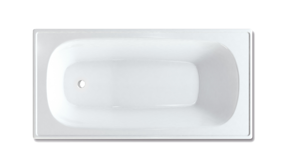 Pressed Metal Bath Metal 1500 Gloss White