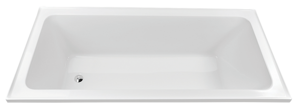 Inset Bath Acrylic 1675 Gloss White