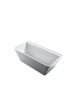 Back To Wall Bath Acrylic 1500 Gloss White