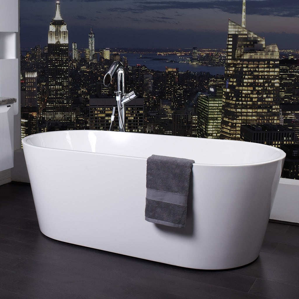 Free Standing Bath Acrylic 1500 Gloss White