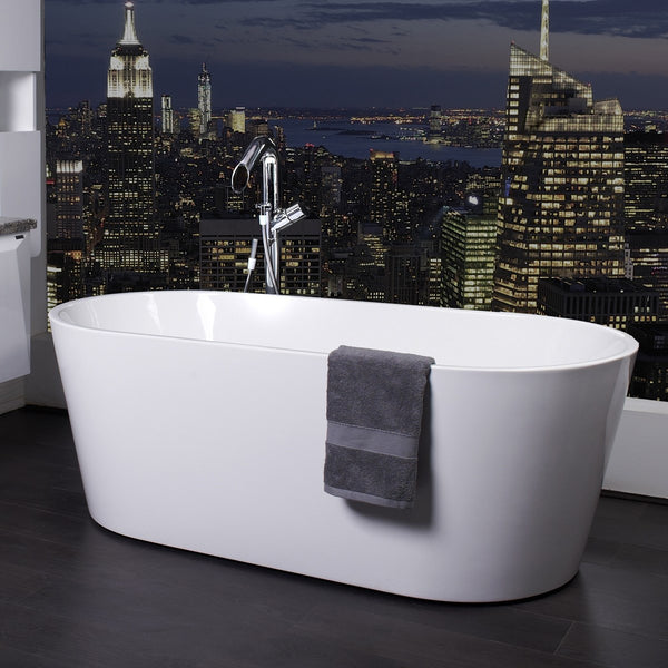 Free Standing Bath Acrylic 1700 Gloss White