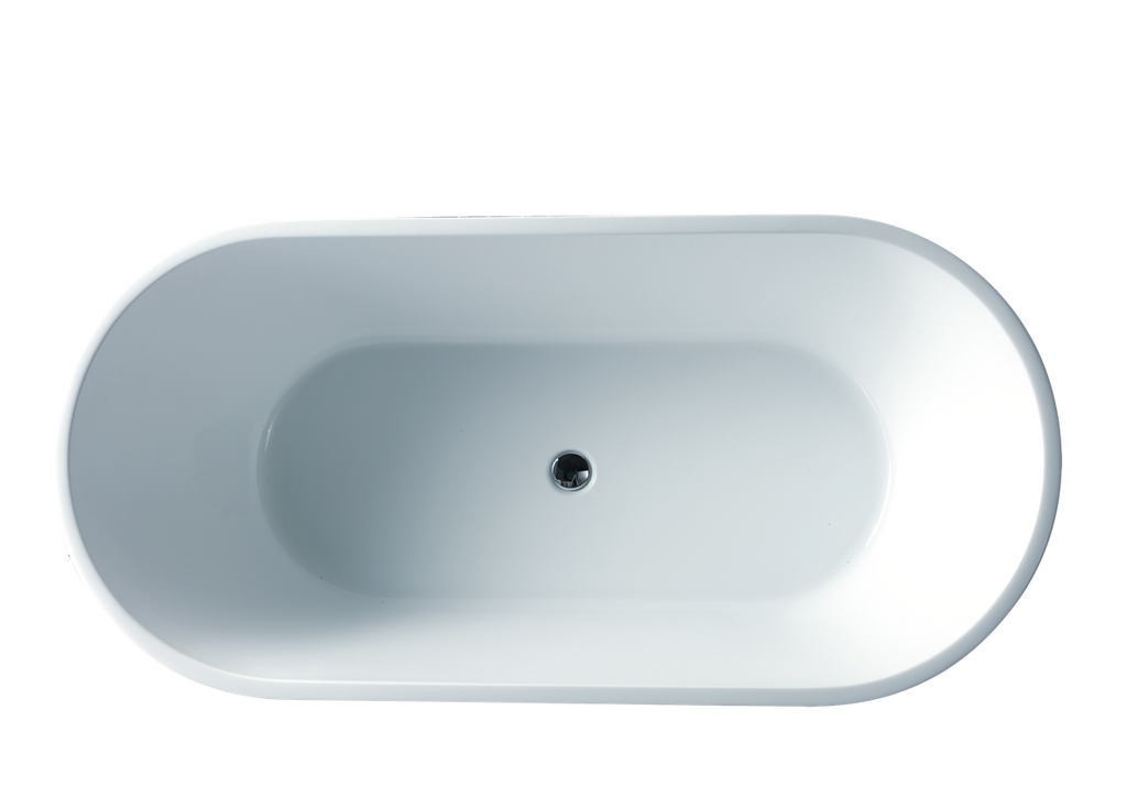 Free Standing Bath Acrylic 1700 Gloss White