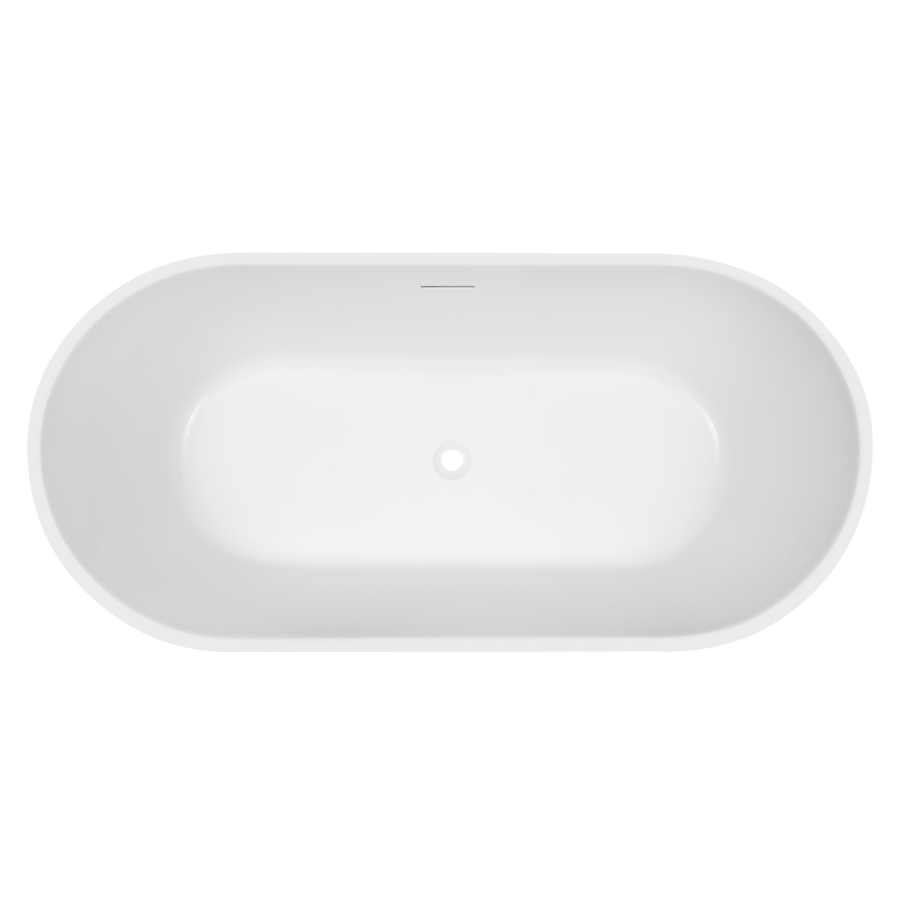 Free Standing Bath Acrylic 1700 Gloss White