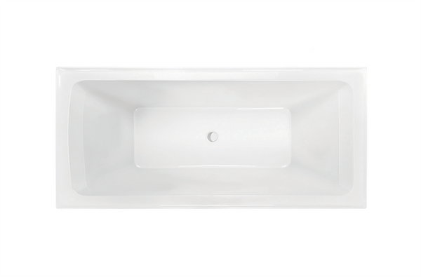 Inset Bath Acrylic 1800 Gloss White