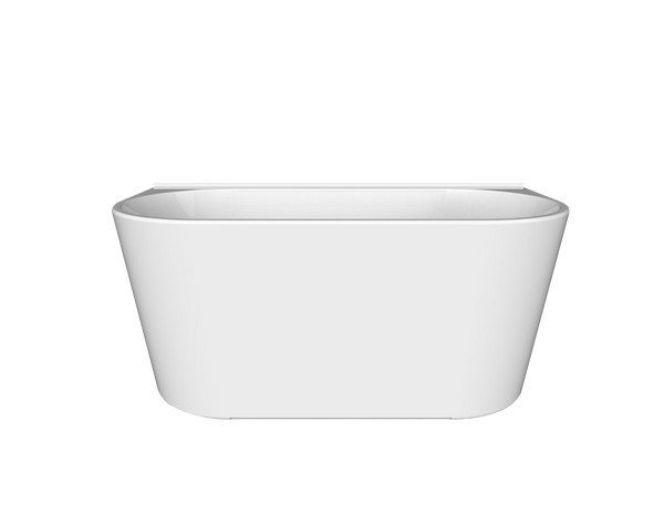 Back to Wall Freestanding Bath 1400 White