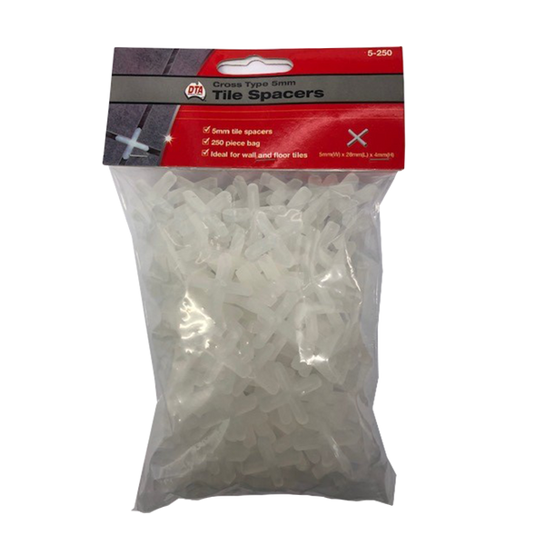 Cross Tile Spacers 5mm 250pk