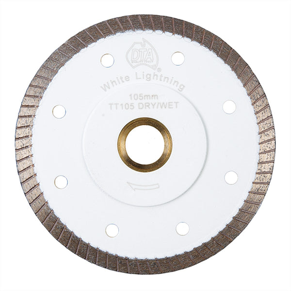 White Lightning Diamond Blade Turbo 105mm