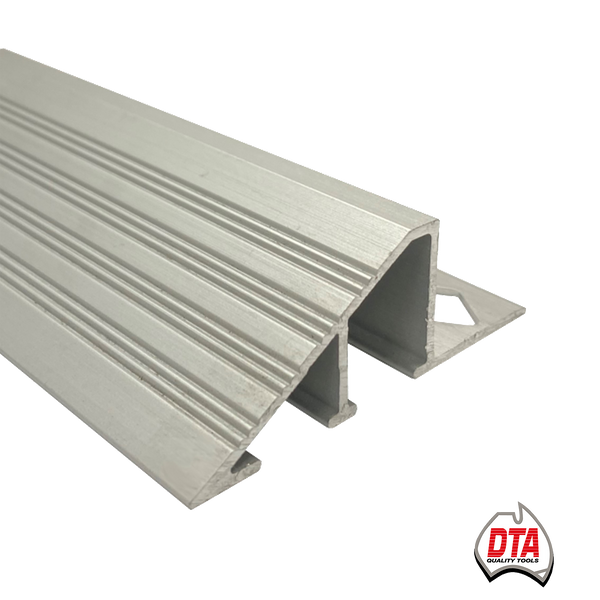 Transition Edge Aluminium Matt Silver 12 x 3000mm