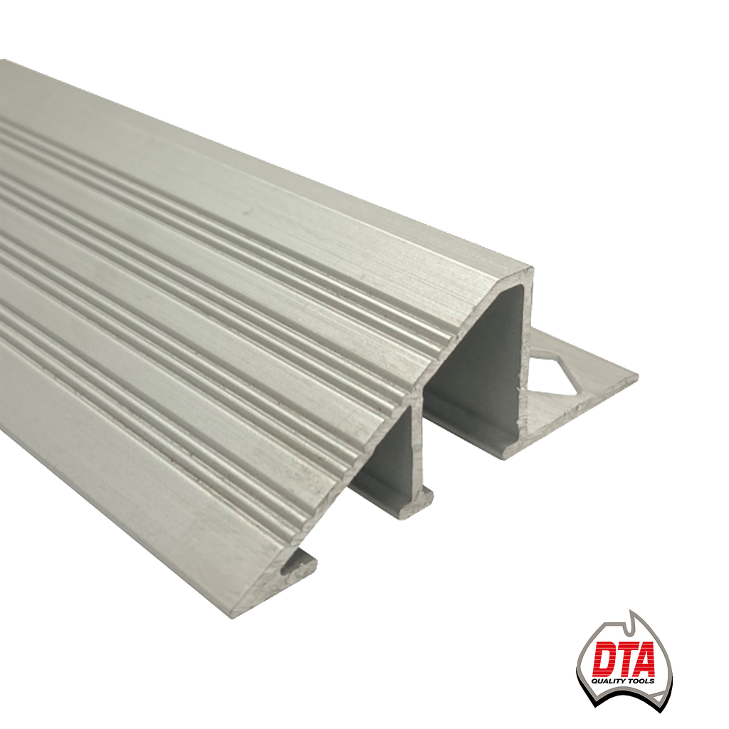 Transition Edge Aluminium Matt Silver 18 x 3000mm