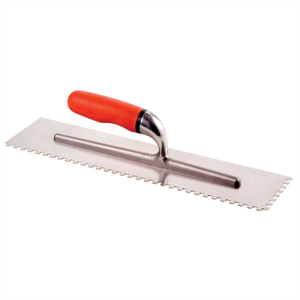 Adhesive Trowel Deluxe Bright Steel 12 x 400mm