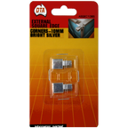 Square Edge Corner Aluminium Bright Silver 6mm pair