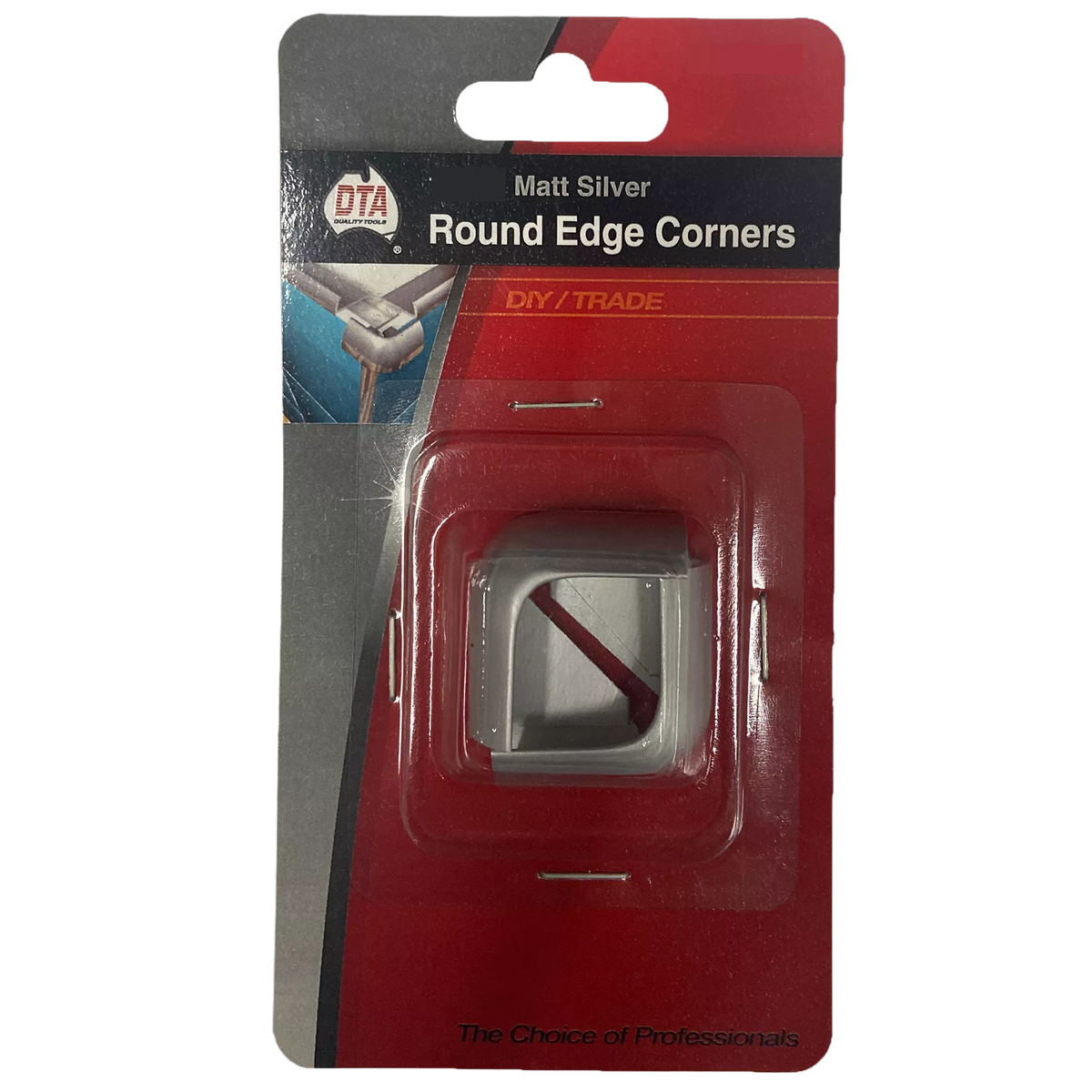 Round Edge Corner Aluminium Bright Silver 12mm Pair