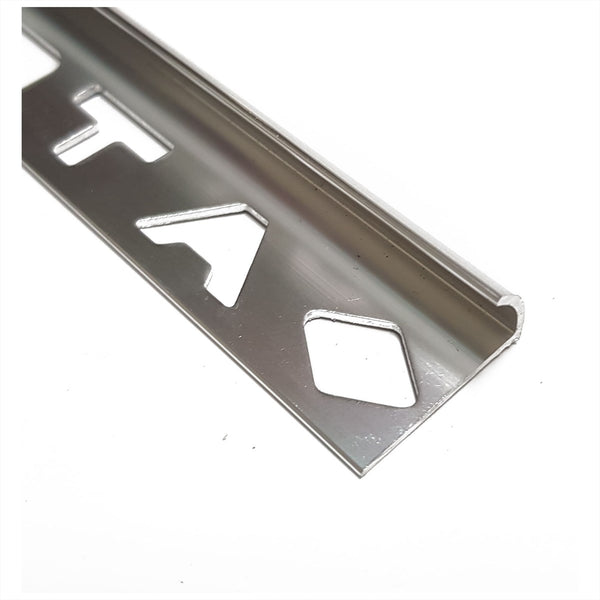 Round Edge Aluminium Matt Silver 12 x 3000mm