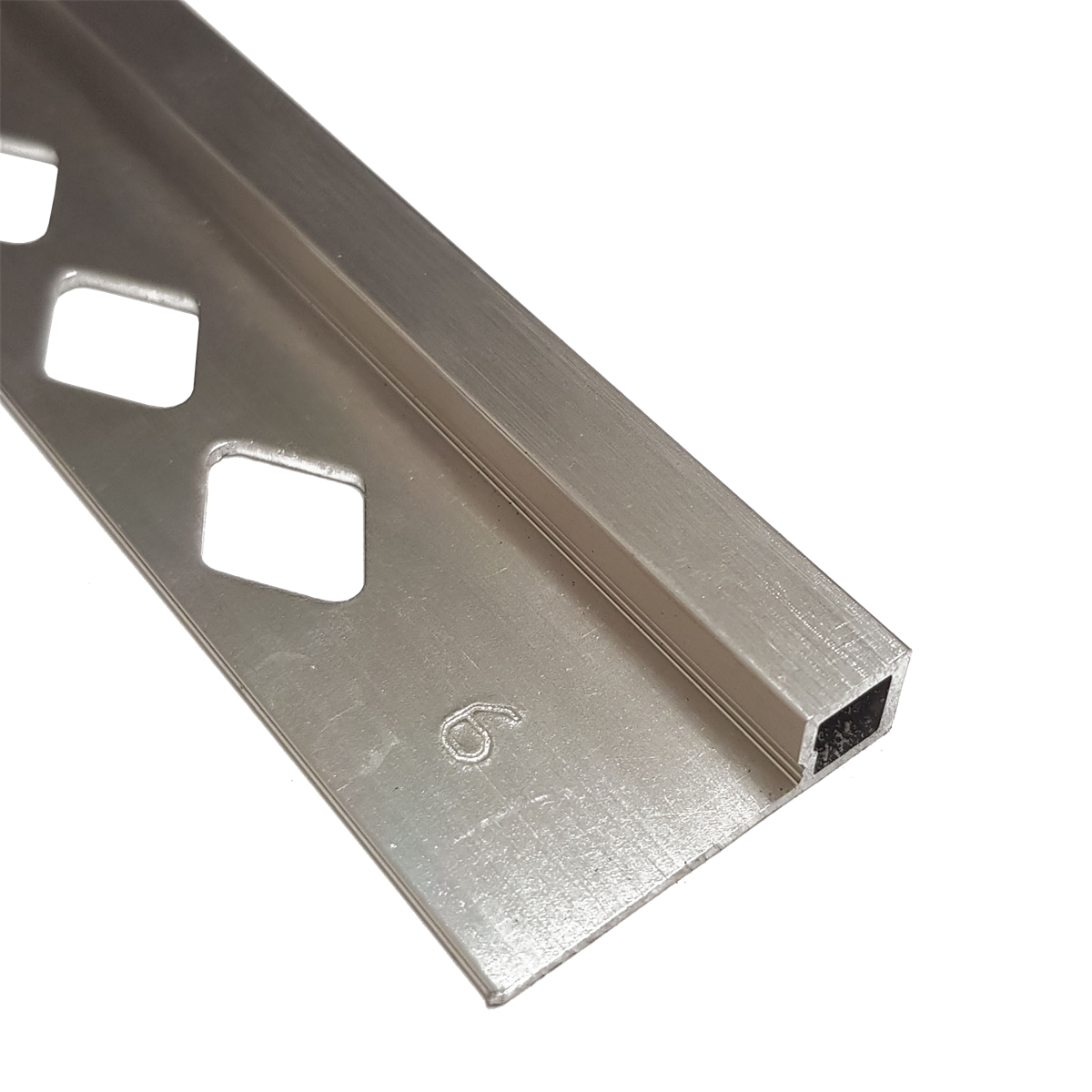 Square Edge Aluminium Brush Nickel 12 x 3000mm