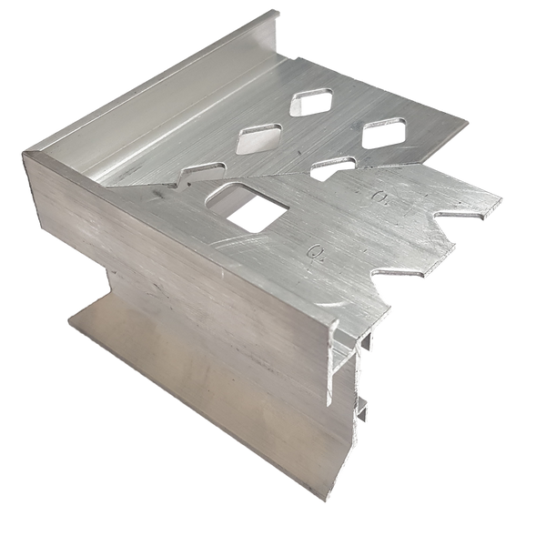 Balcony Trim Weep Hole External Corner Plain 8mm