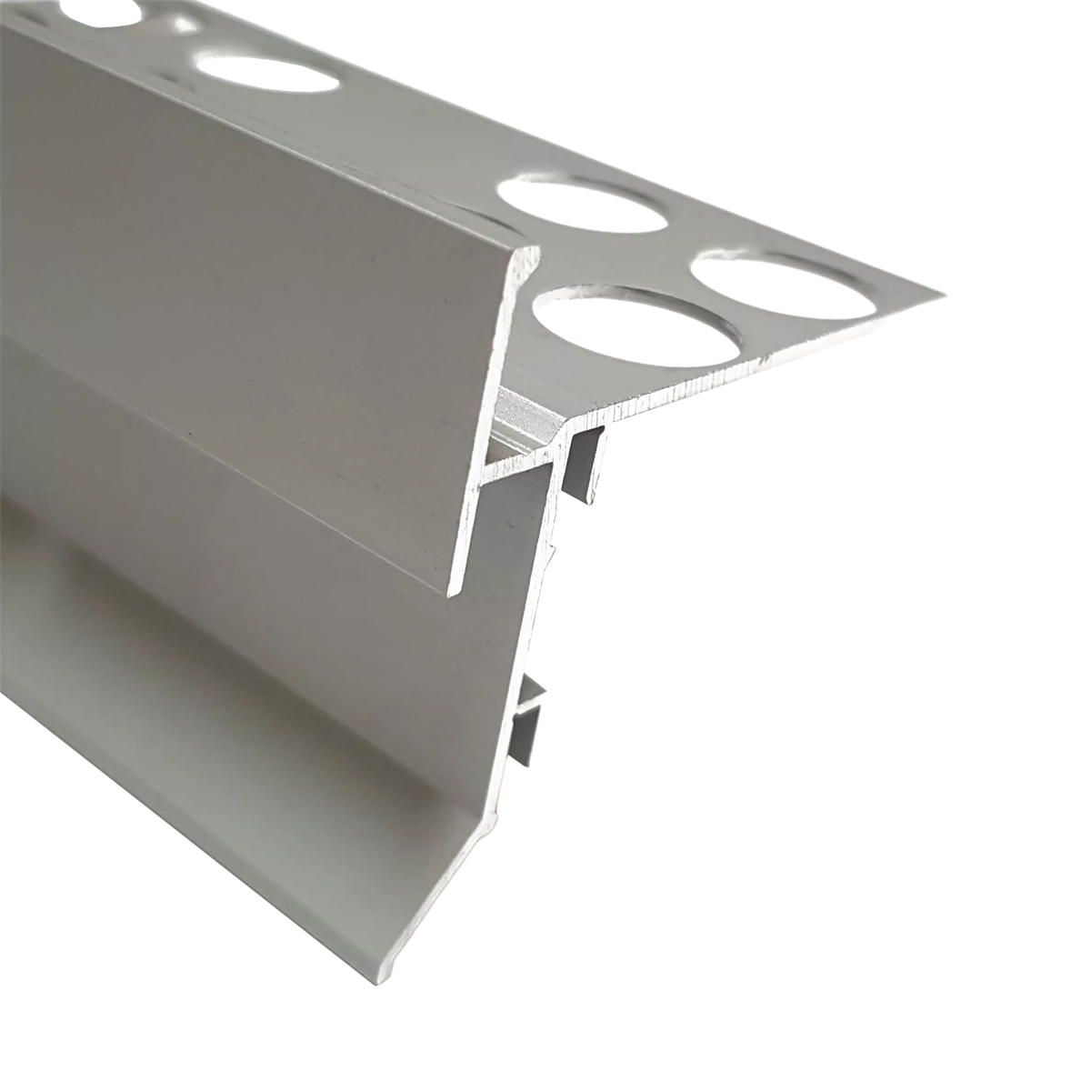 Balcony Trim Weep Hole Matt Silver 8 x 3000mm