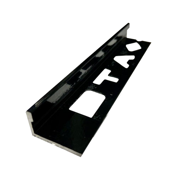 L Angle Aluminium Brush Black 10 x 3000mm