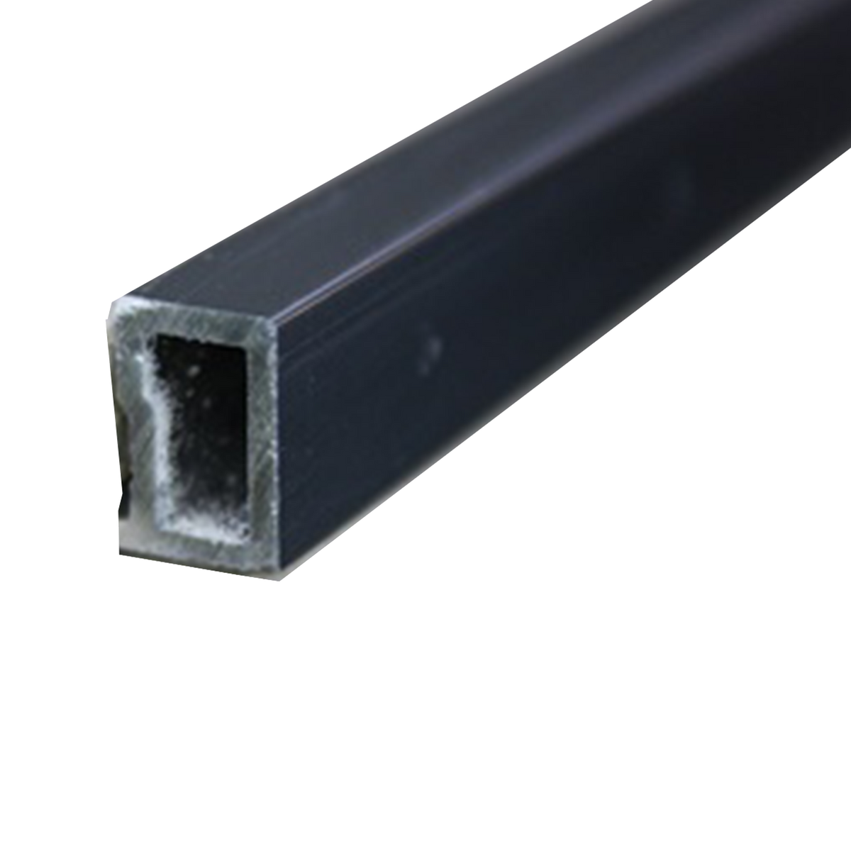 Square Edge Aluminium Gloss Black 10 x 3000mm