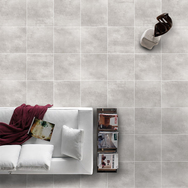 Grey Matt Tile - lifestyle view