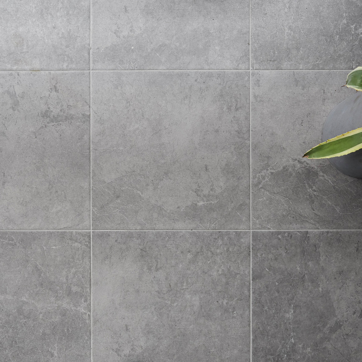Grey Extra Textured Tile - lifestyle view