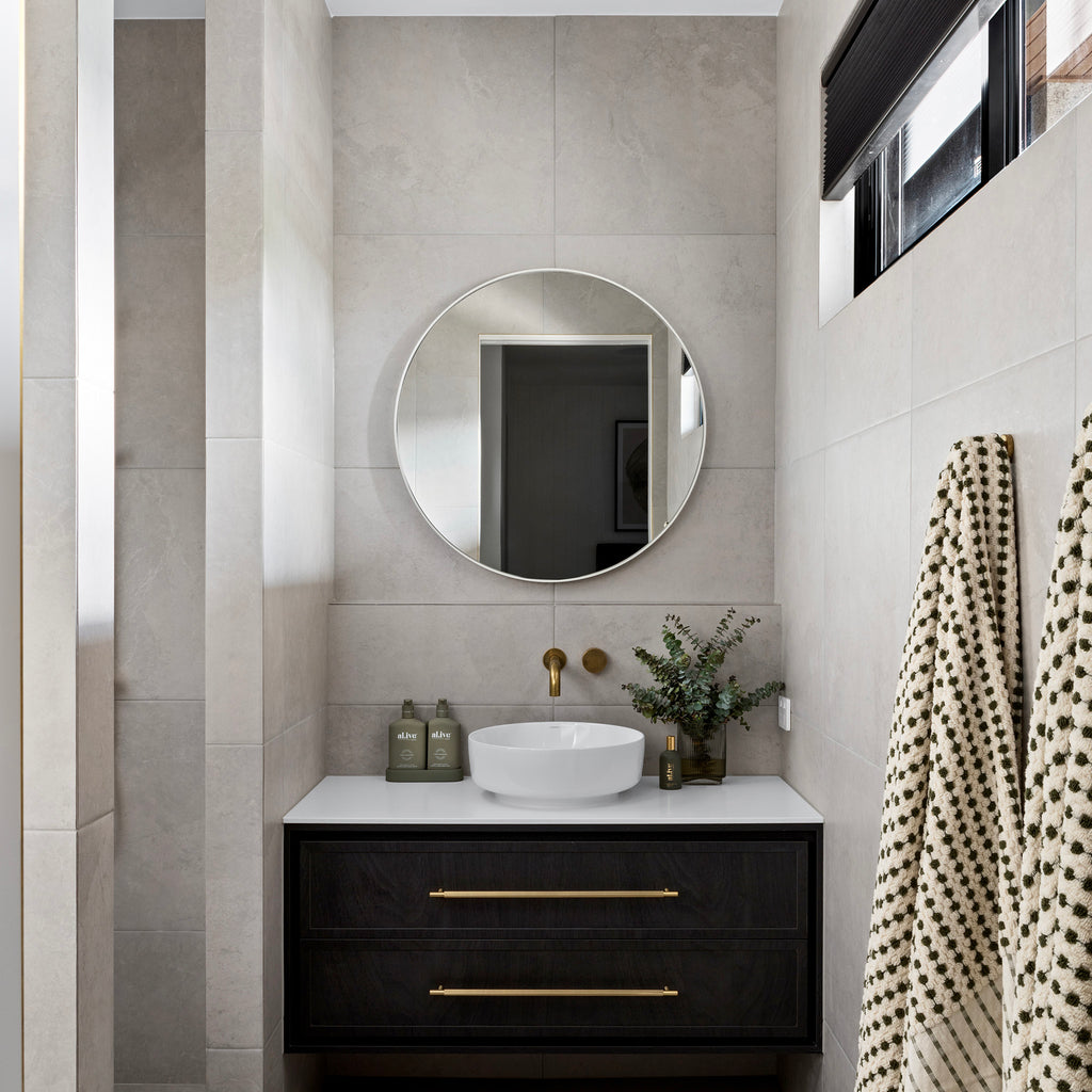 White Silk Tile - lifestyle view
