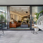 Grey Extra Textured Tile - lifestyle view