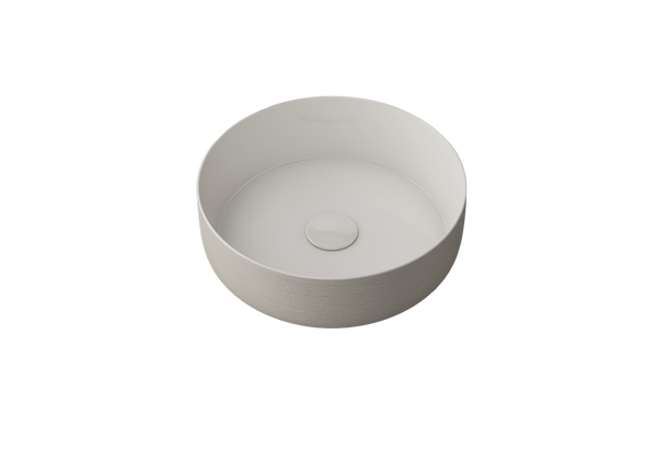 Raked Vessel Basin NTH Ceramic 360 Gloss White