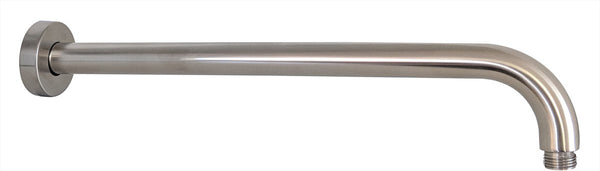 Round Shower Arm 400mm Brushed Nickel