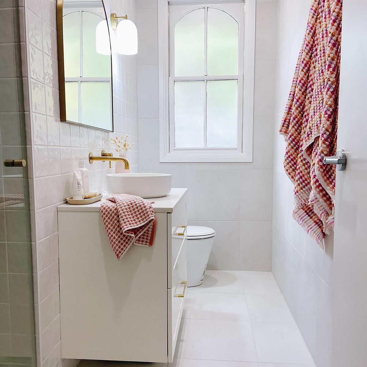 White Matt Tile - lifestyle view