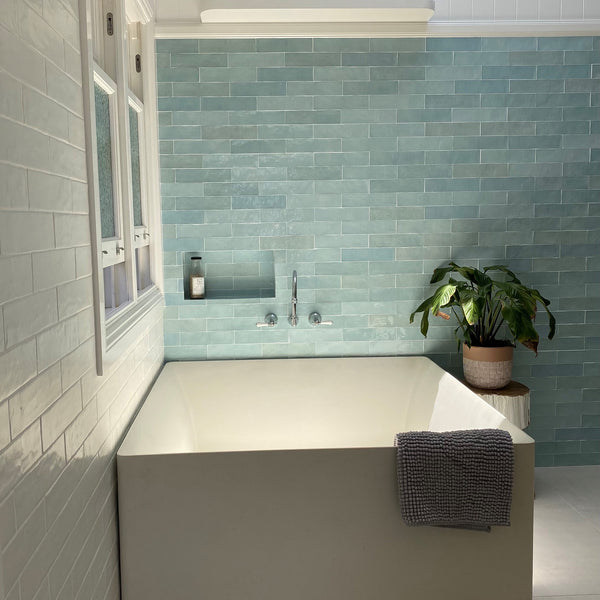 White Matt Tile - lifestyle view
