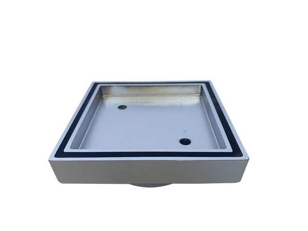 Tile Insert Chrome/Brass 115x115x75mm