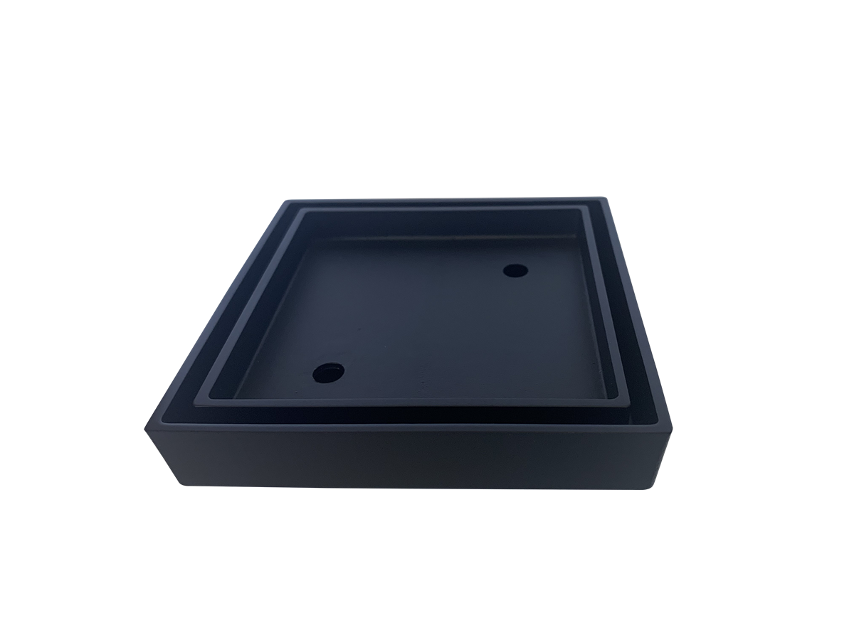 Tile Insert Satin Black 115x115x75mm