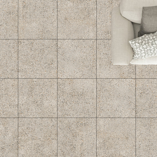 Greige Textured Tile - lifestyle view