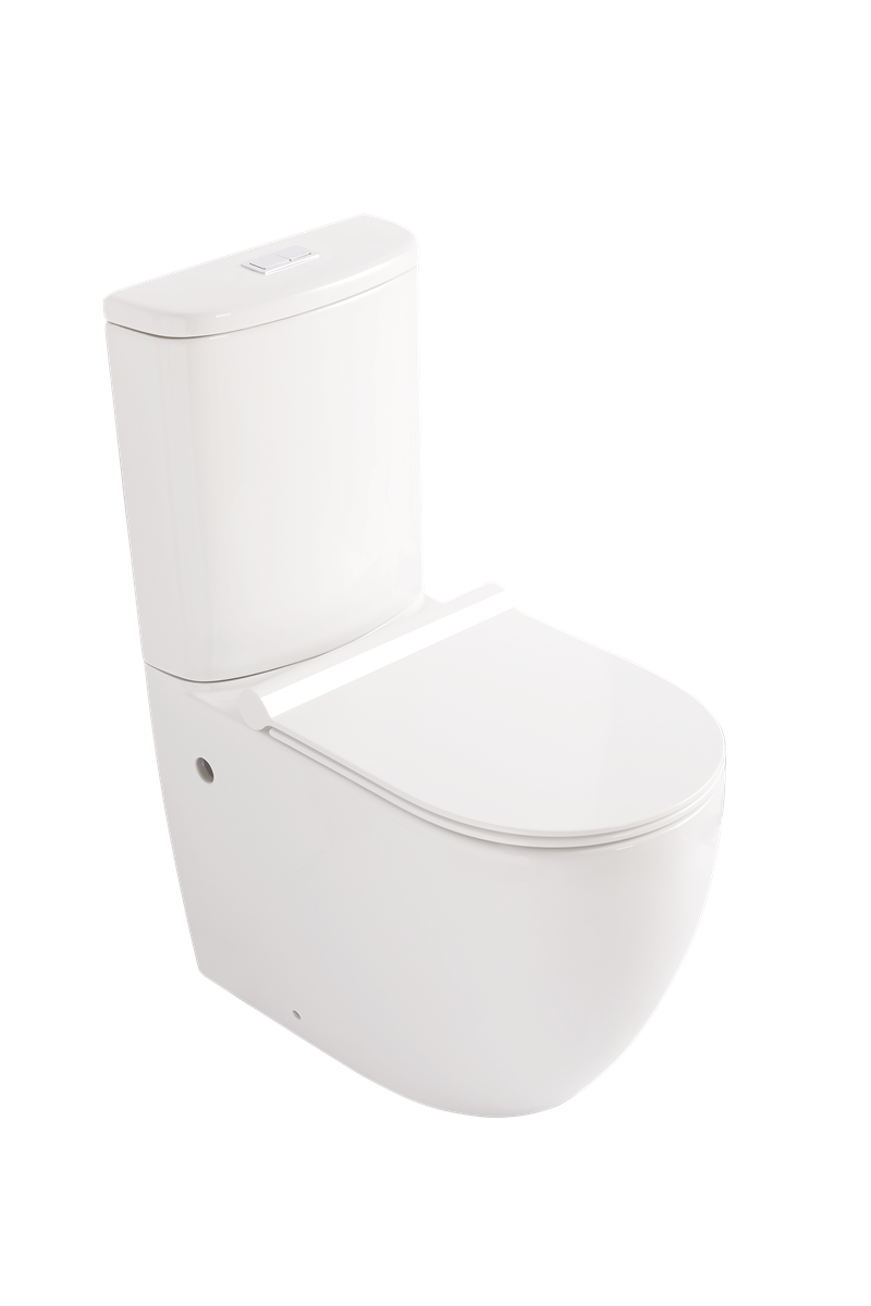 Back To Wall Rimless Toilet Suite Universal 80-180