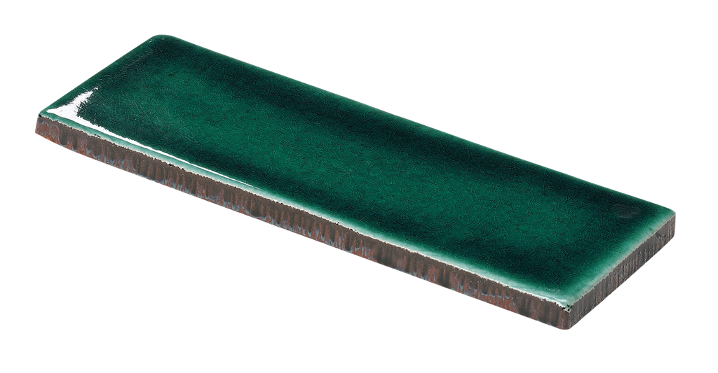Teal Crackle Structured Gloss Tile