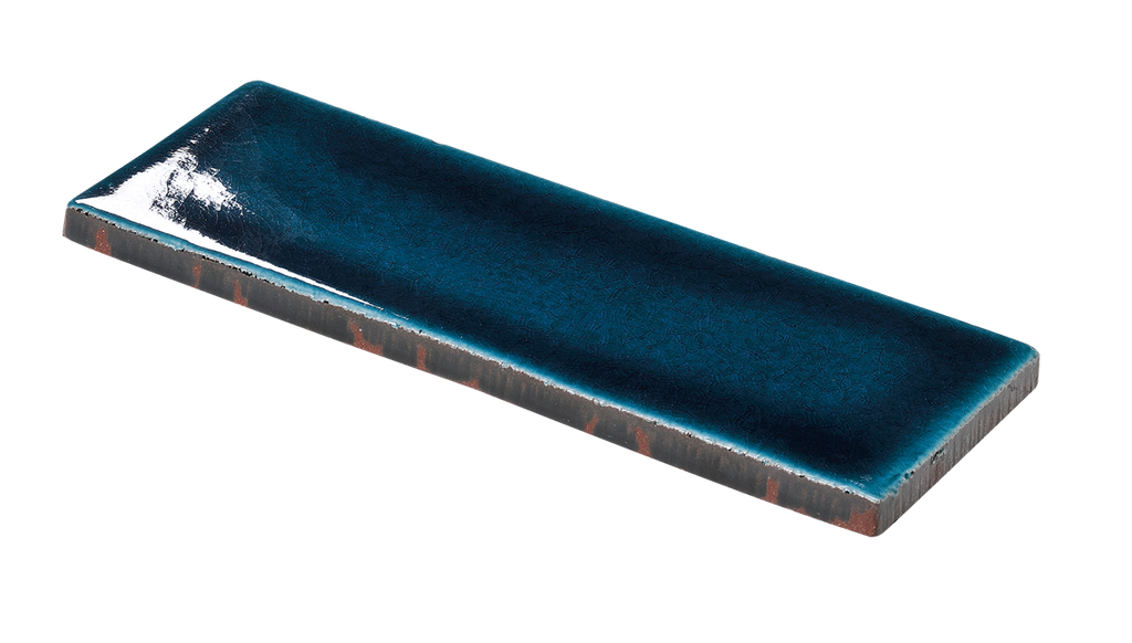 Blue Crackle Structured Gloss Tile